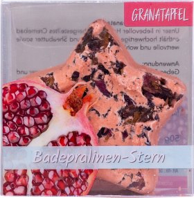 accentra Badezusatz Praline Stern Granatapfel, 50 g