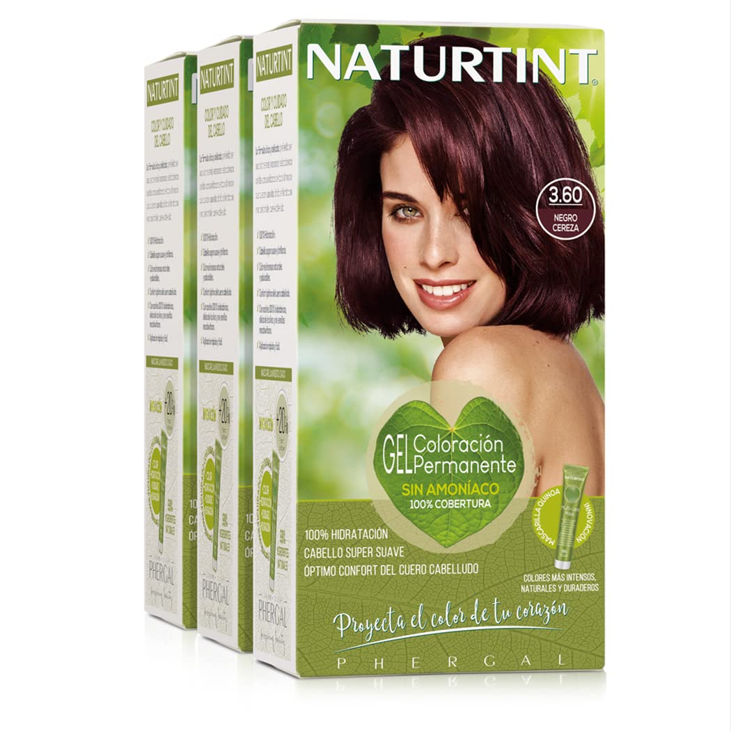 Naturtint Hair color without ammonia, with a high percentage of natural ingredients, 170 ml (x3)