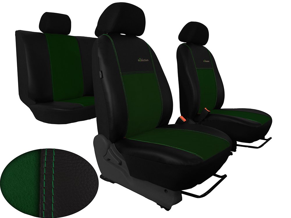 POK-TUNING Seat Covers Suitable for Opel Astra K from 2015 Onwards Green Exclusive (Available in 7 Colours)