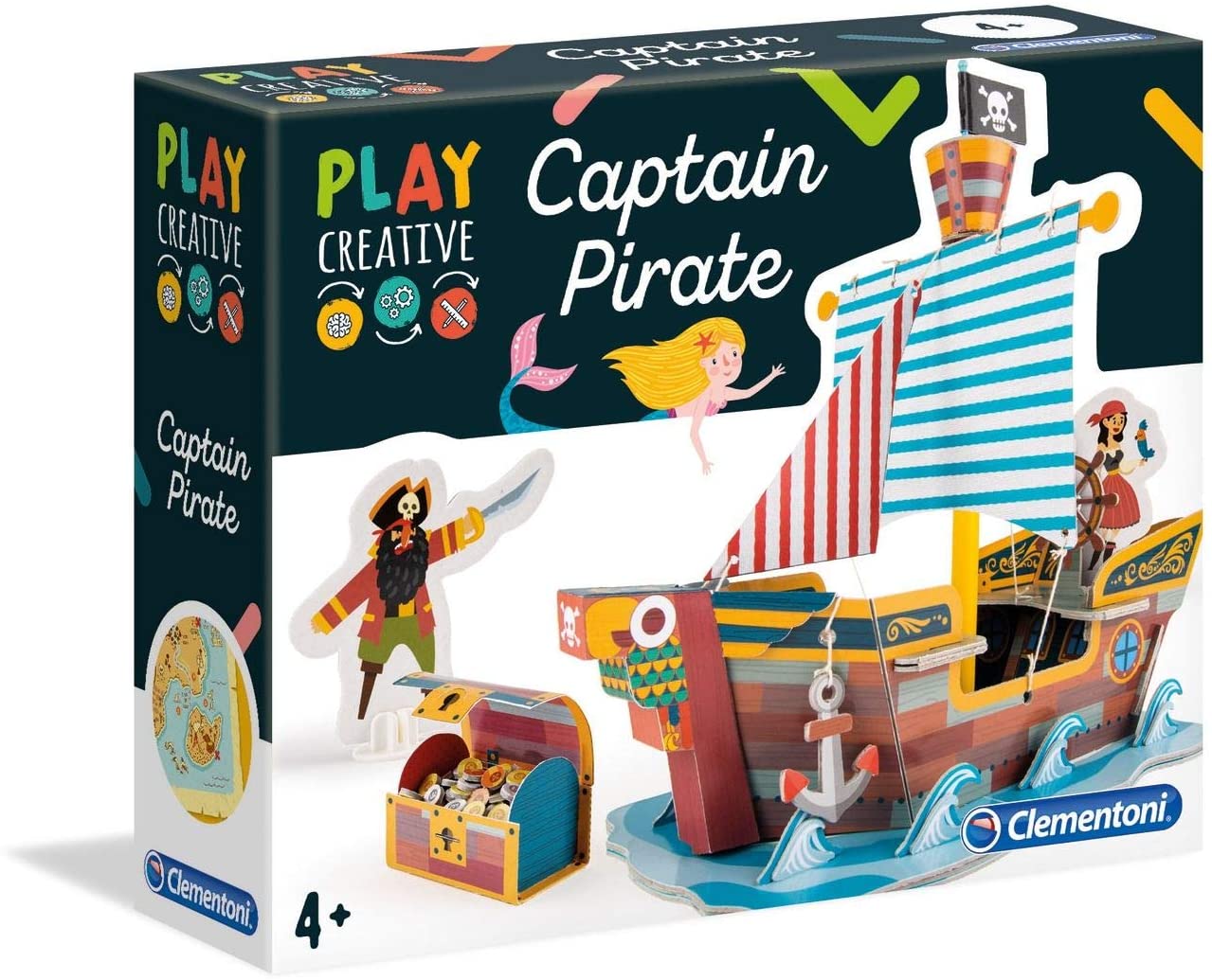 Clementoni 18553 Play Creative Captain Pirate