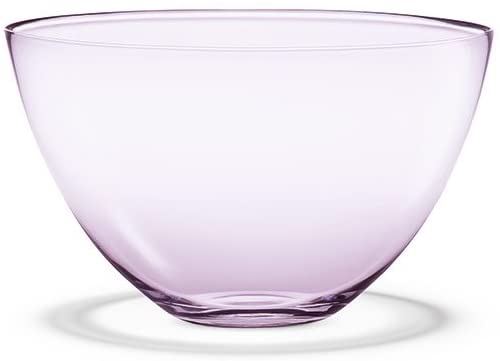 Holmegaard Cocoon Bowl, Glass Bowl, Dessert Bowl, Decorative Bowl, D: 15 cm, Fuchsia)