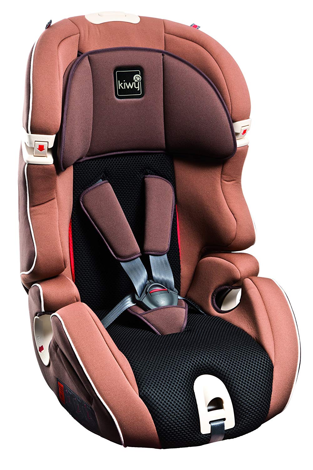 Kiwy Universal S123 13123KW02B Child Car Seat Group 1/2/3 9-36 kg, ECE R44/04 mocha