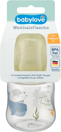 Baby bottle wide -necked, 150 ml, 1 hour