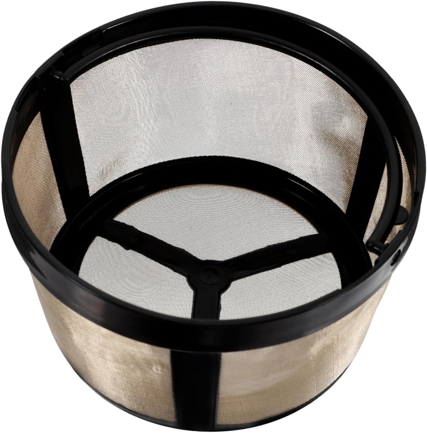 HOMSFOU Coffee Filter Coffee Machine Filter Coffee Strainer Basket Filter ABS Golden