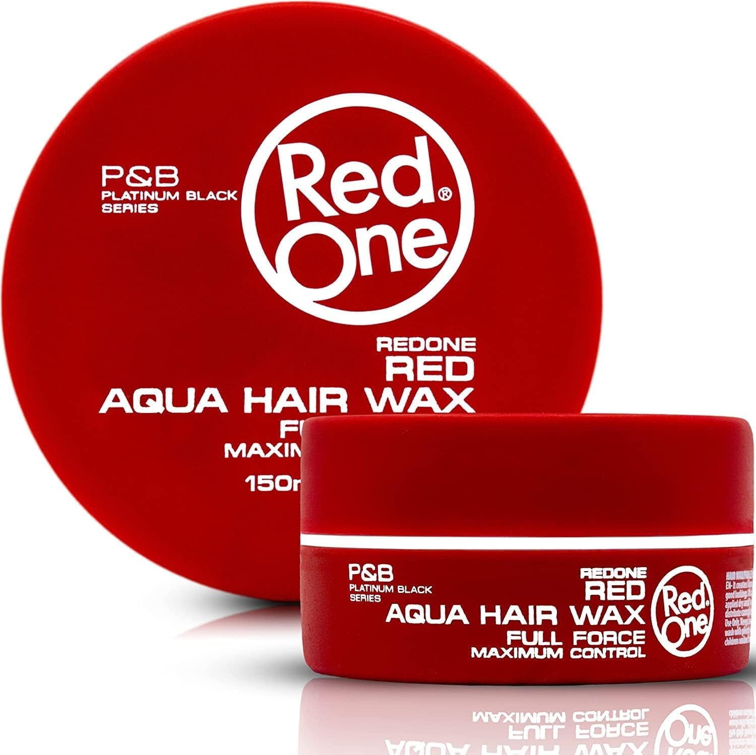 RedOne Aquatic Hair Wax Red 150 ml | Edge Control | Ultra Hold | Hair Wax for Men and Women | Strawberry Fragrance | Maximum Control