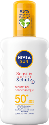 NIVEA SUN Sun spray immediate protection sensitive SPF 50+, 200 ml