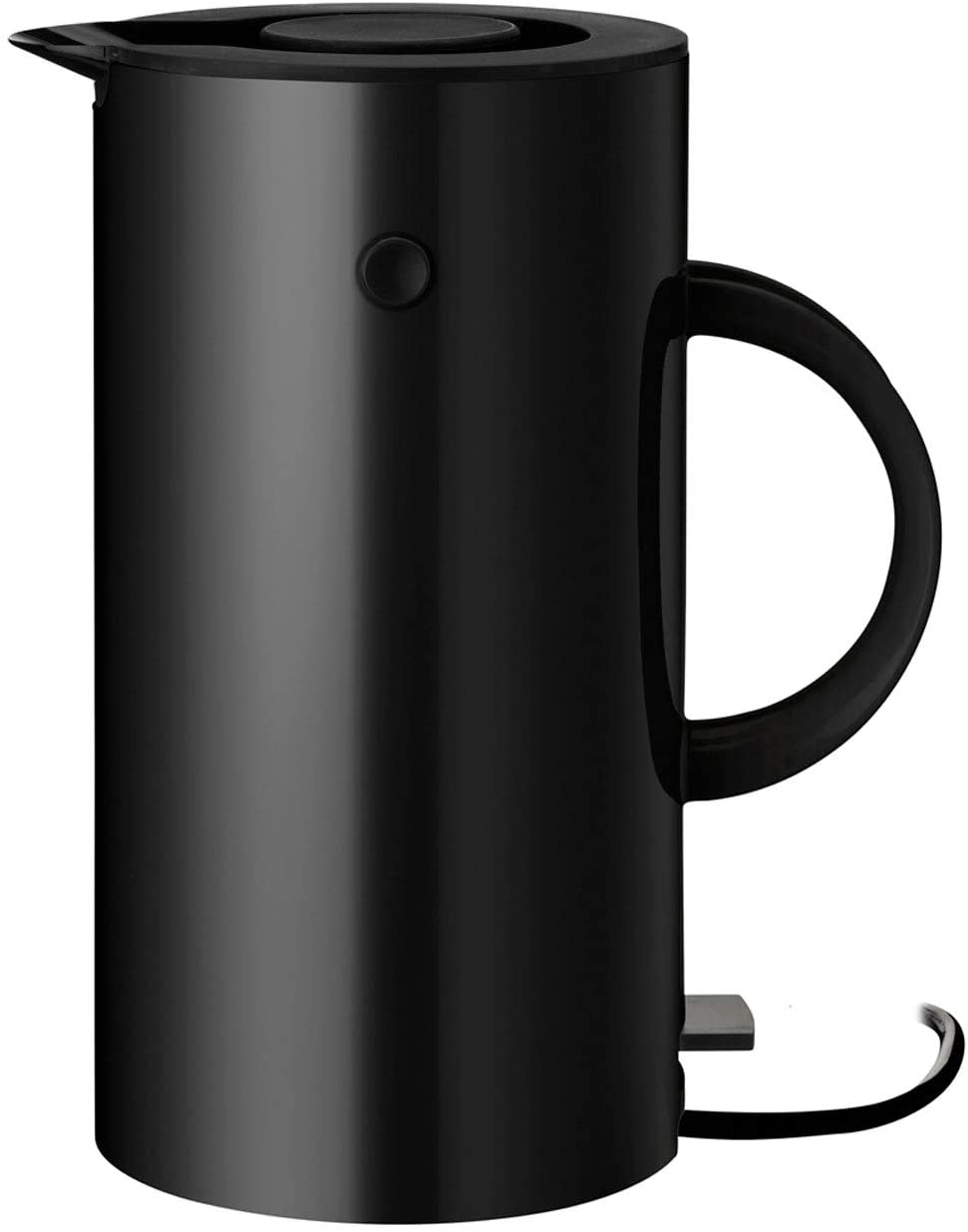 Stelton EM77 Electric Cooker, Kettle in Scandinavian Design, Quick Boiling, Low Energy Consumption, Removable Limescale Filter, Safety Switch, 1.5 Litres, Black