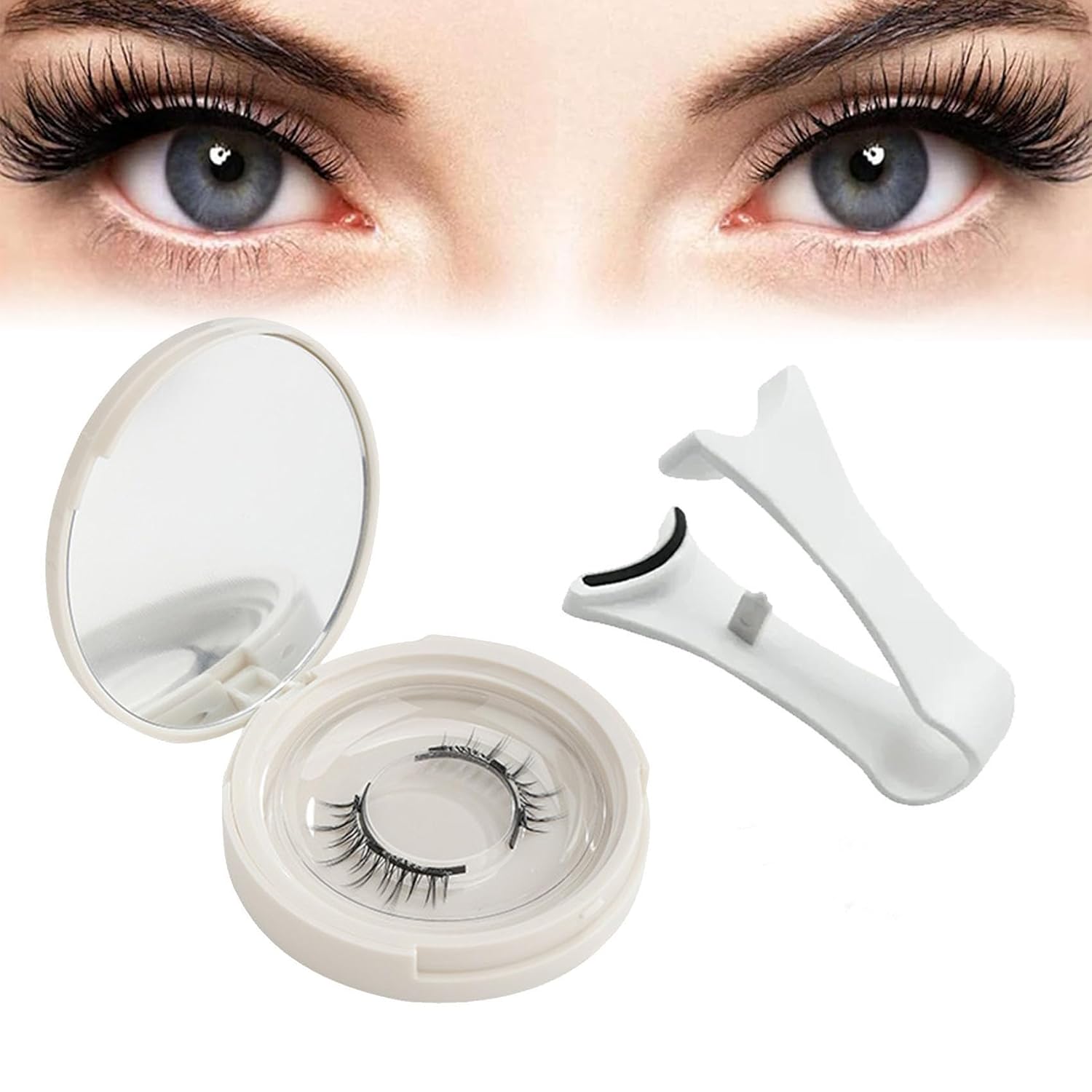 Magnetic Ginani Eyelashes, Ginani Magnetic Lashes with Applicator, Ginani Magnetic Lashes, Ginani Magnetic Lashes with Applicator (Natural)