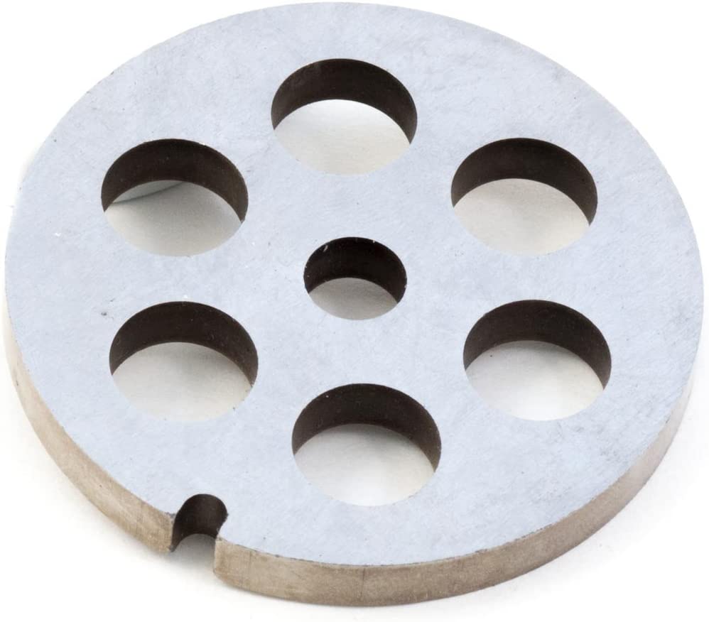 A.J.S. No. 8 / Ø 13 mm Hole Disc for Mincer • Disc Network Wolf Disc Mincer Disc Replacement Plate Size 8/13 mm Unger Enterprise Hole Disc Set Food Processor