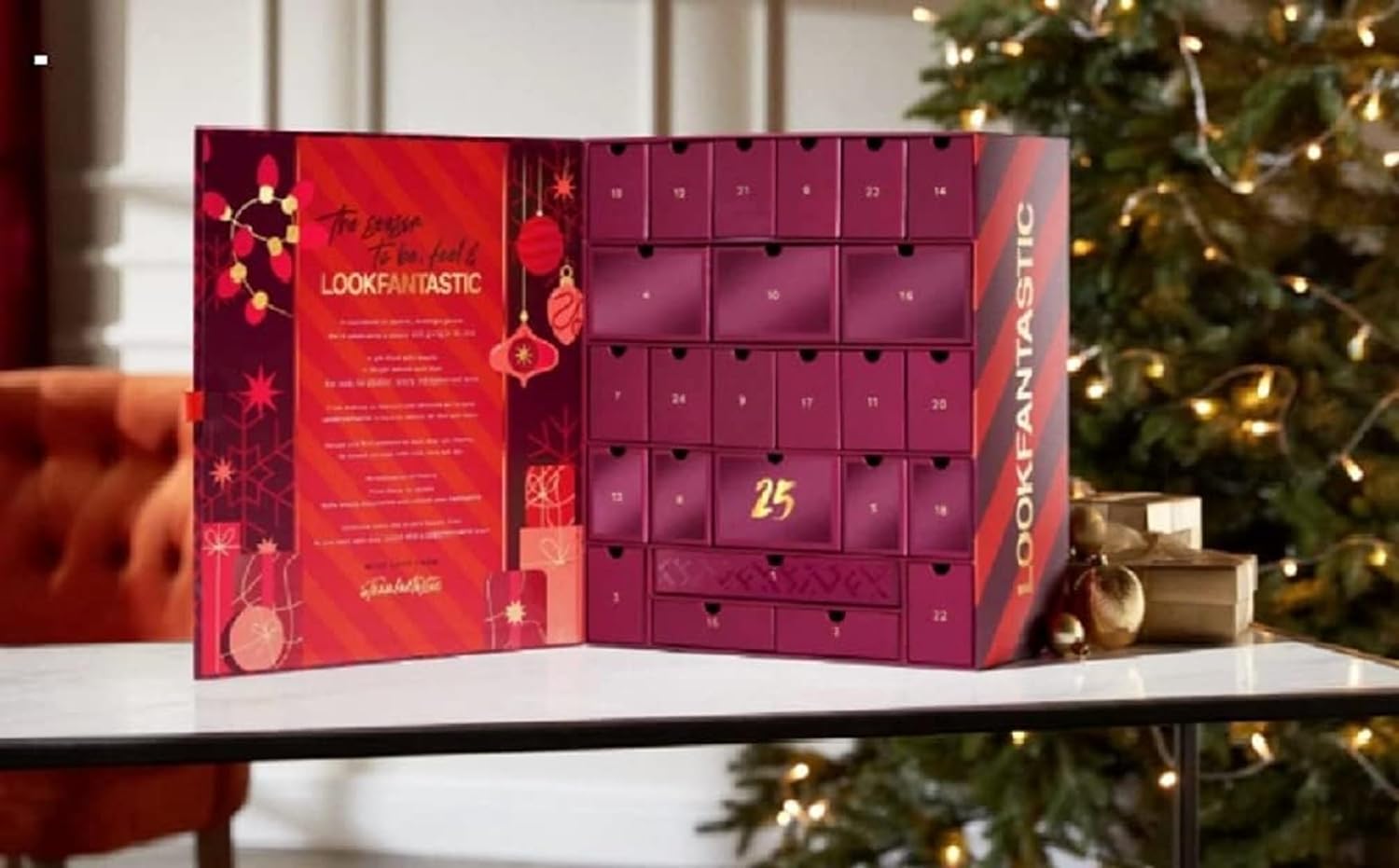 Lookfantastic Advent Calendar 2023 Women - Beauty Cosmetics Advent Calendar, 24 Gifts Worth € 500, Care Christmas Calendar Woman, Advent Calendar Women