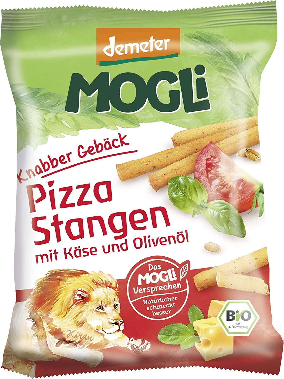 Demeter Mogli Pizza Stangen, 75g