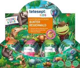 tetesept bath bomb colorful rainforest, 1 pc