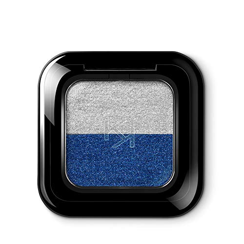 KIKO Milano Bright Duo Eyeshadow 17 | Duo Eyeshadow with Generous and Inten, ‎17 eletric silber blue