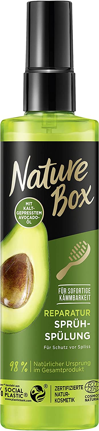 Nature Box Avocado Oil Repair Spray Conditioner, 200ml