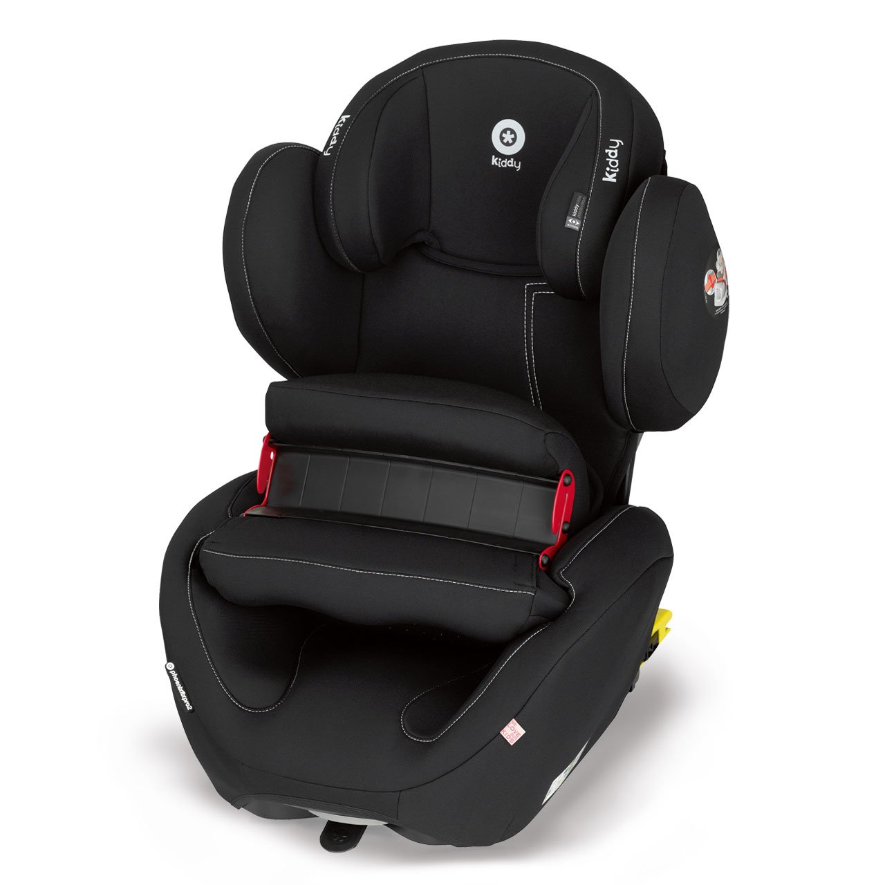 Kiddy Phoenixfix Pro 2 41542PF069 Child Car Seat ISOFIX Group 1 (9-18 kg, Approx. 9 Months - 4 Years) Manhattan (Black)