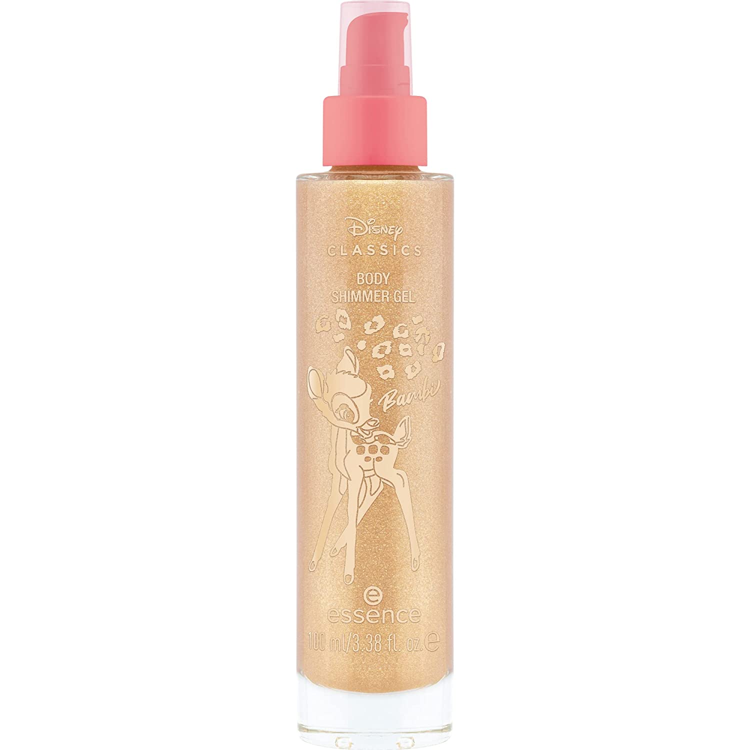 essence cosmetics essence Disney Classics Bambi Body Shimmer Gel, No. 01 Woodland, Gold, Mois, woodland ‎01