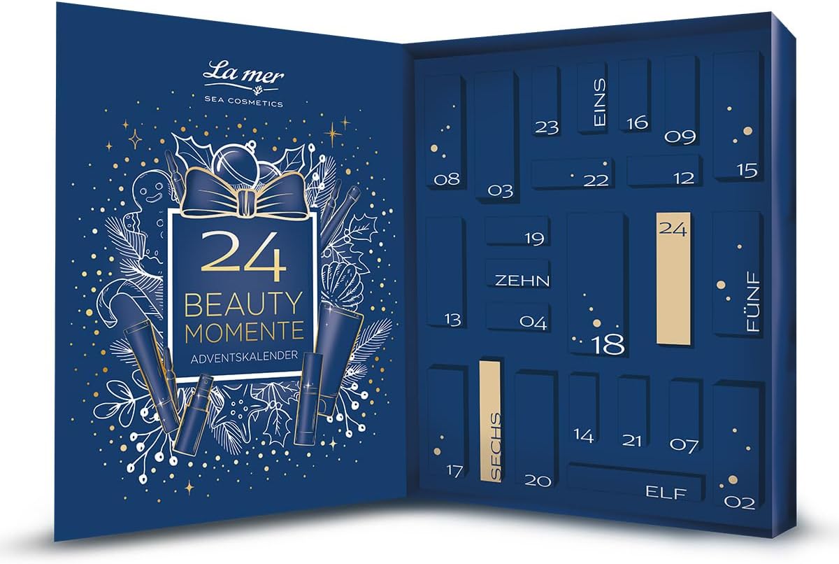 La mer Advent Calendar 2024 | 24 Luxurious Care Products with Sea Silt Extract | Moisturizing, Mineral Rich & Anti-Aging