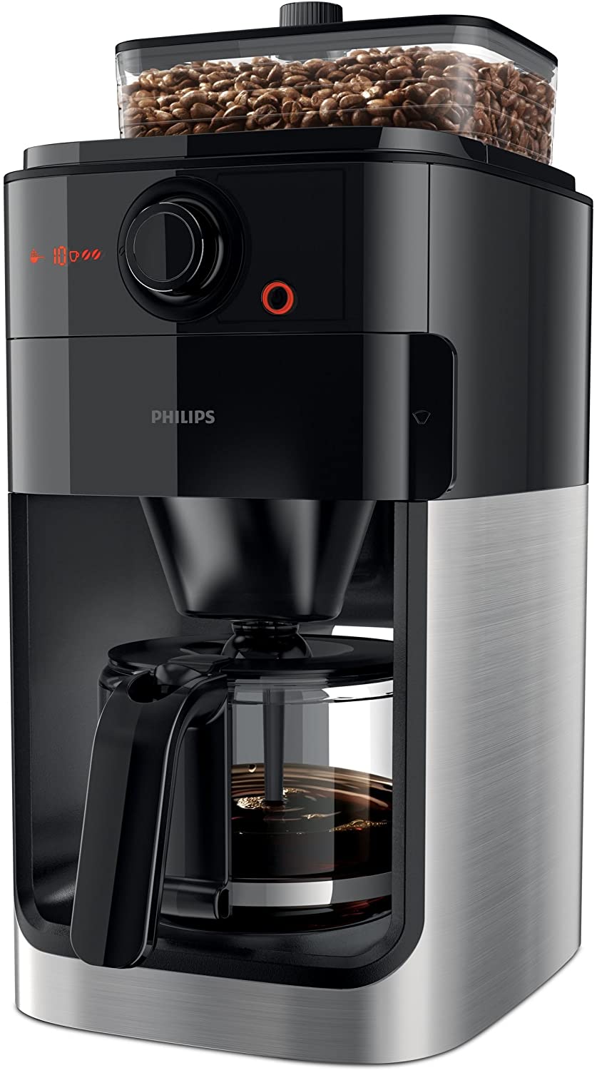 Philips HD7767 / 00 Grind and Brew Filter coffee machine, plastic, stainless steel / black