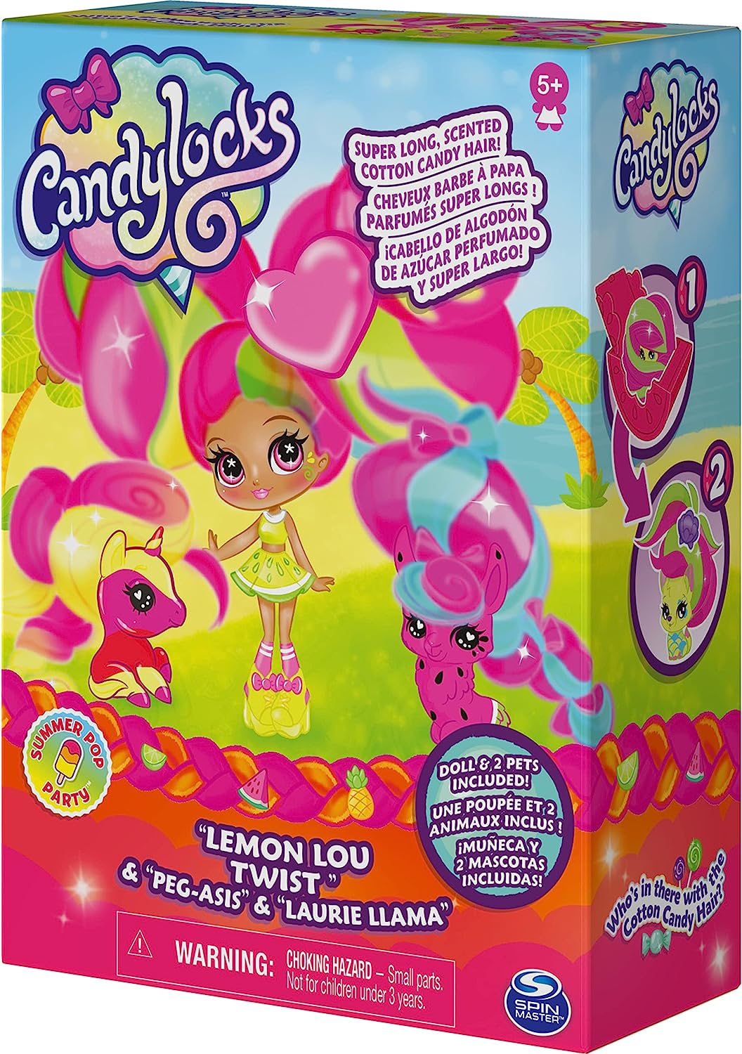 Candylocks Lemon Lou 2 Animal Hair Toy Doll