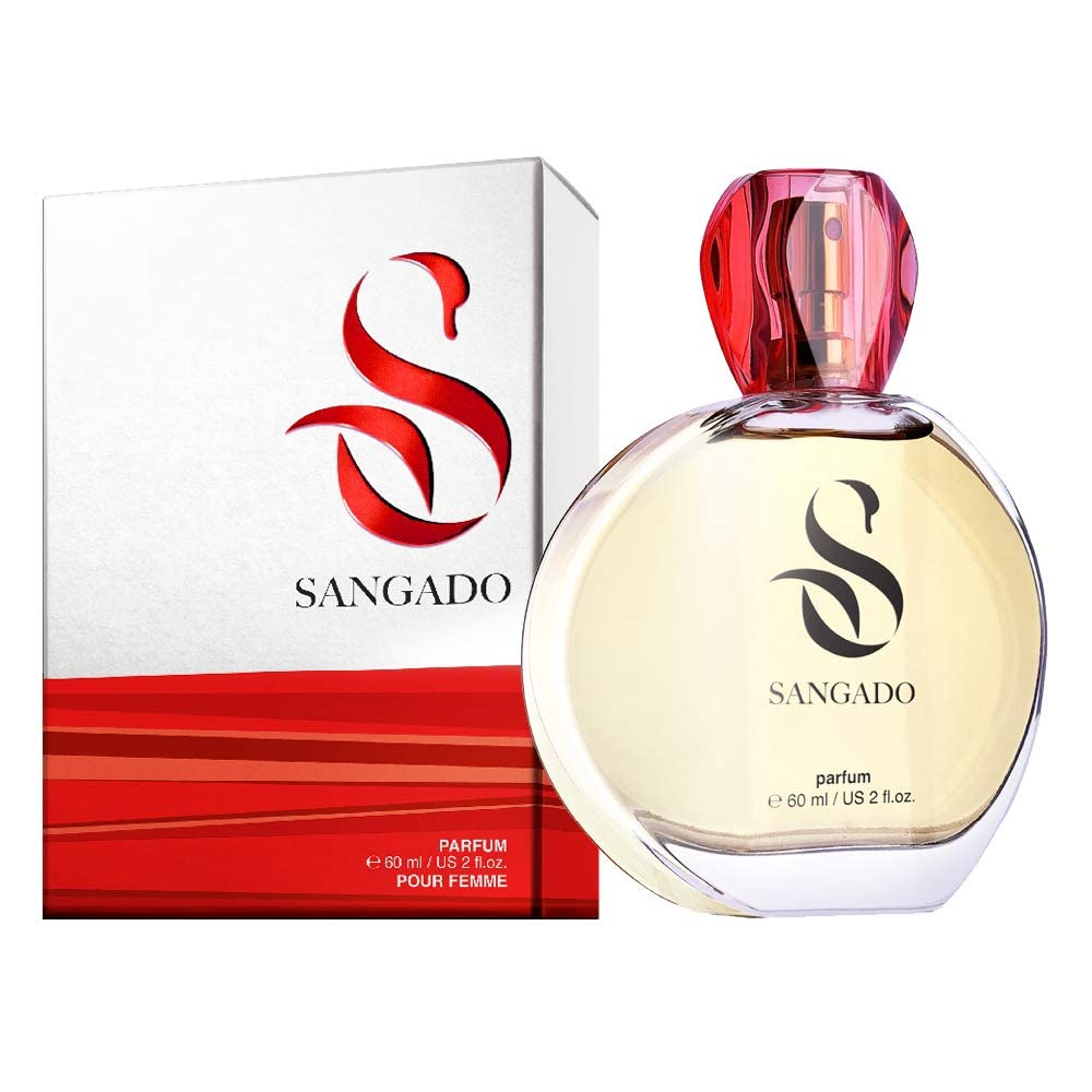Sangado Parisian Perfume for Women, 8-10 Hours Long-Lasting, Luxuriously Fragrance, Oriental Vanilla, Delicate French Foods, Extra Concentrated Perfume, 60 ml