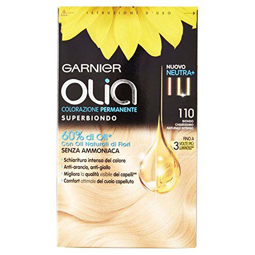 Garnier Olia Permanent Hair Dye Super Blonde 110 Very Light Blonde Natural Intense