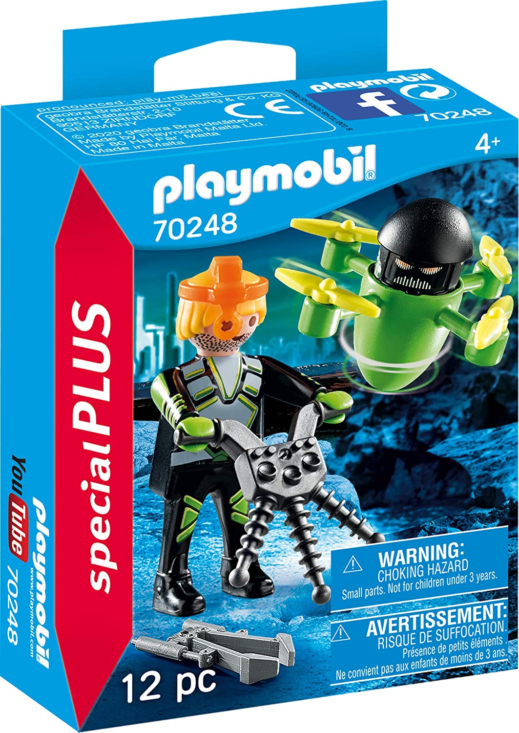 Playmobil Special Plus 70248 Agent With Drone 4 Years And Above