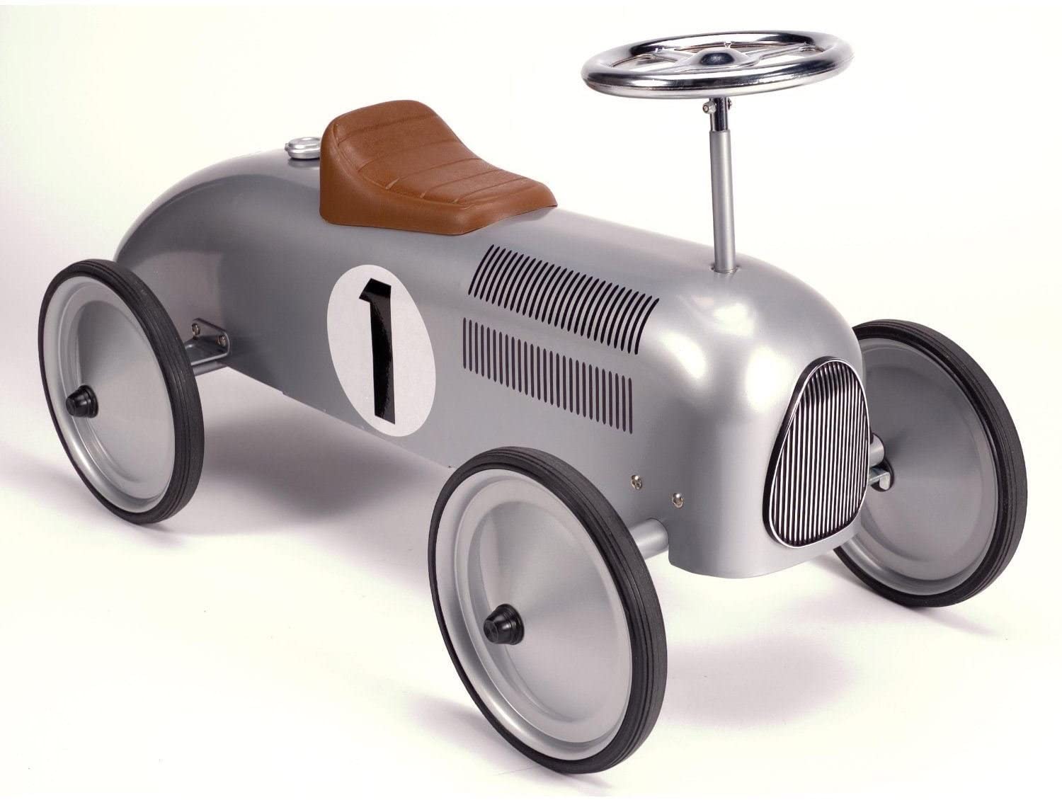 Great Gizmos Silver Classic Racer Ride On
