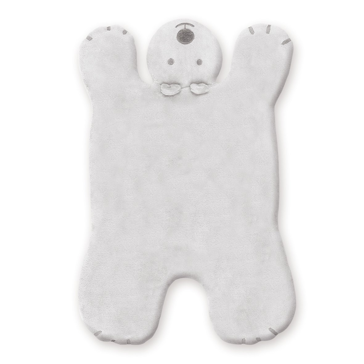 BEMINI Deco Playmat Softy + Non-Slip Mat Bear Grey