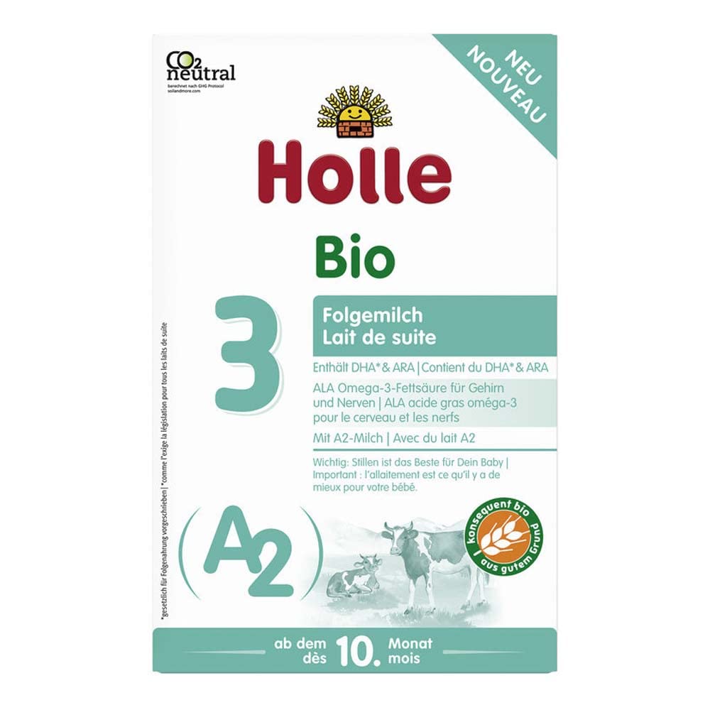 Holle Bio A2 Folgemilch 3, Karton, 400g