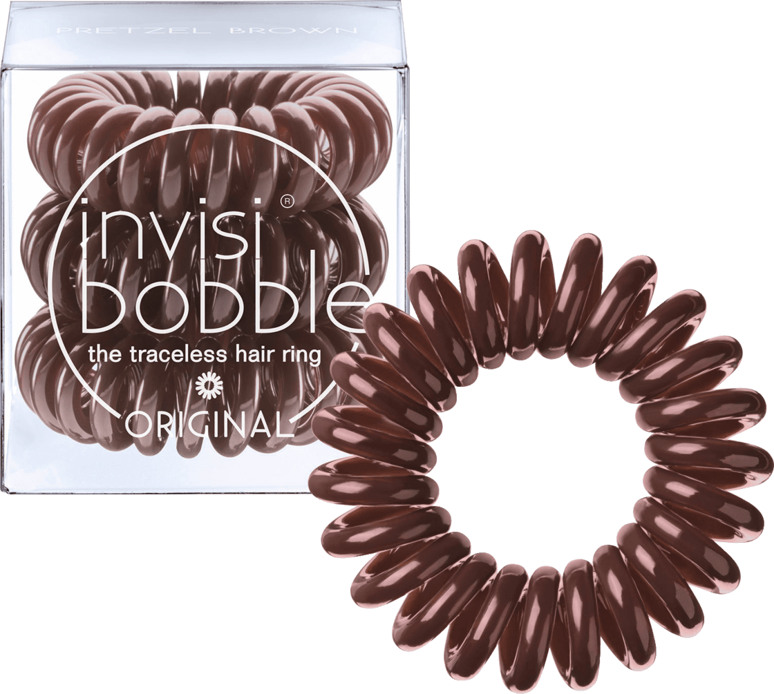 invisibobble Haargummi Original Pretzel Brown, 3 St