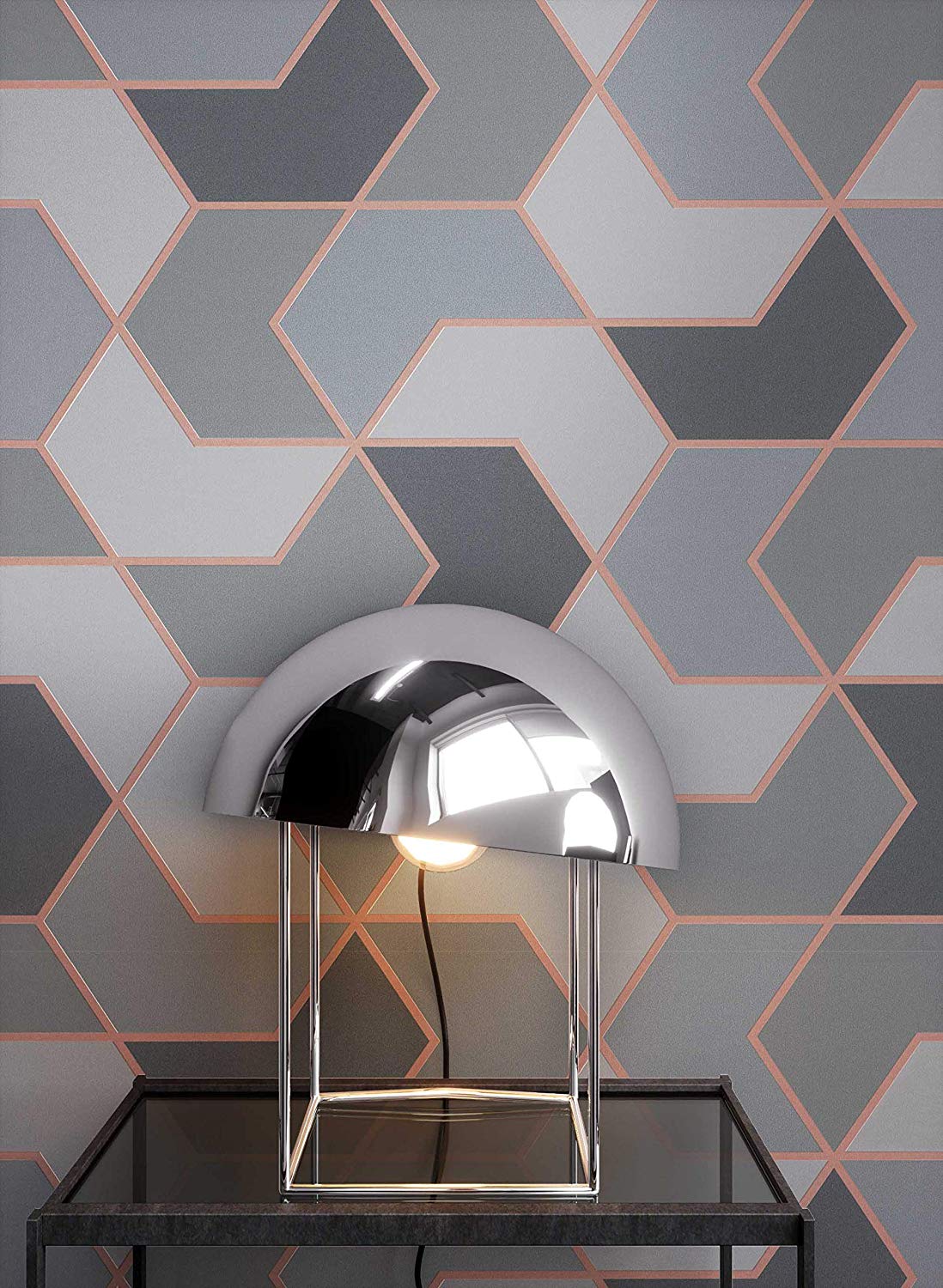 Newroom Design Newroom Wallpaper Graphic Grey Geometric Graphic Paper Wallpaper Modern Wit
