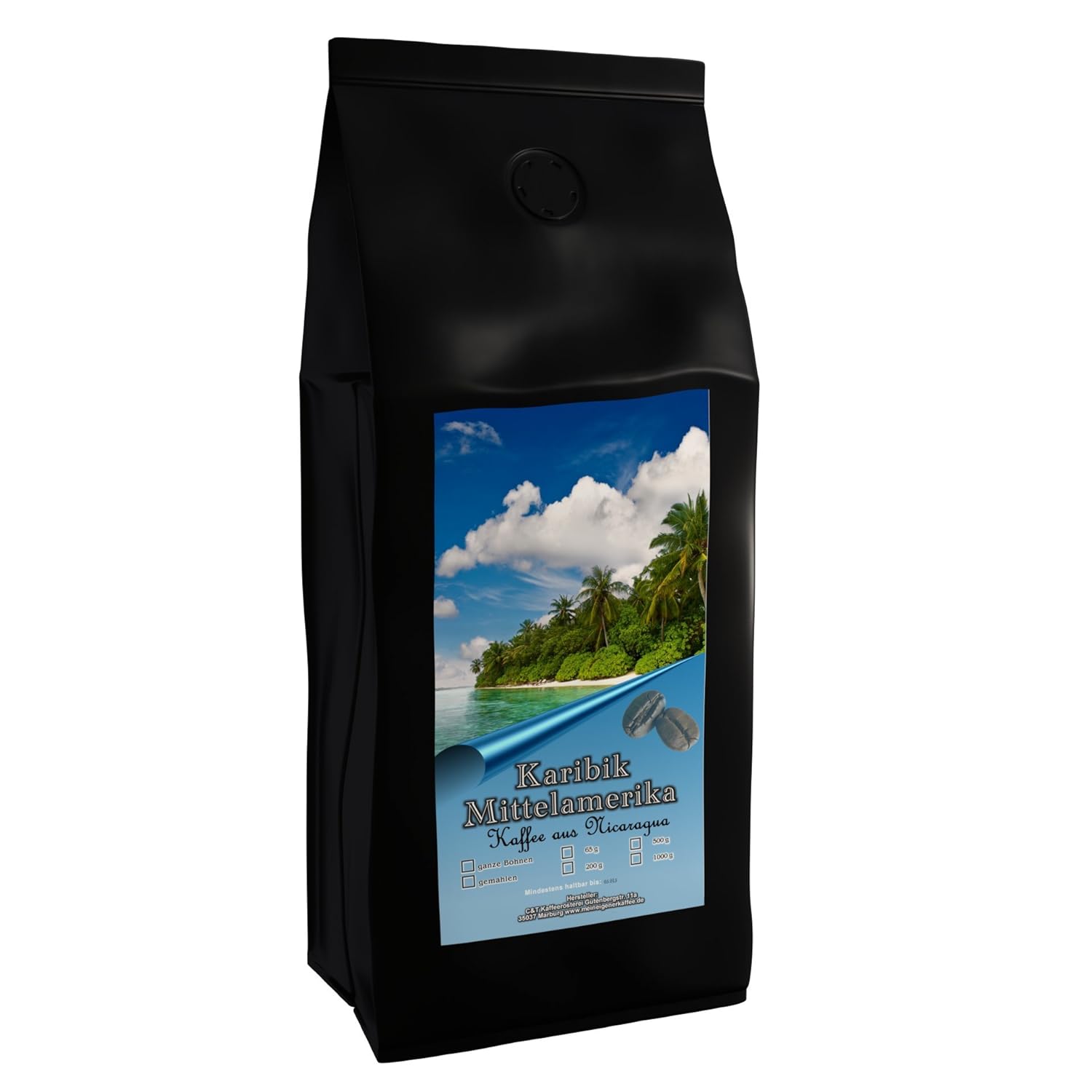 Coffee specialty from Central America - Nicaragua, the land of a thousand volcanoes (500 grams, ground) - Country coffee - top coffee - acid -low - gentle and freshly roasted