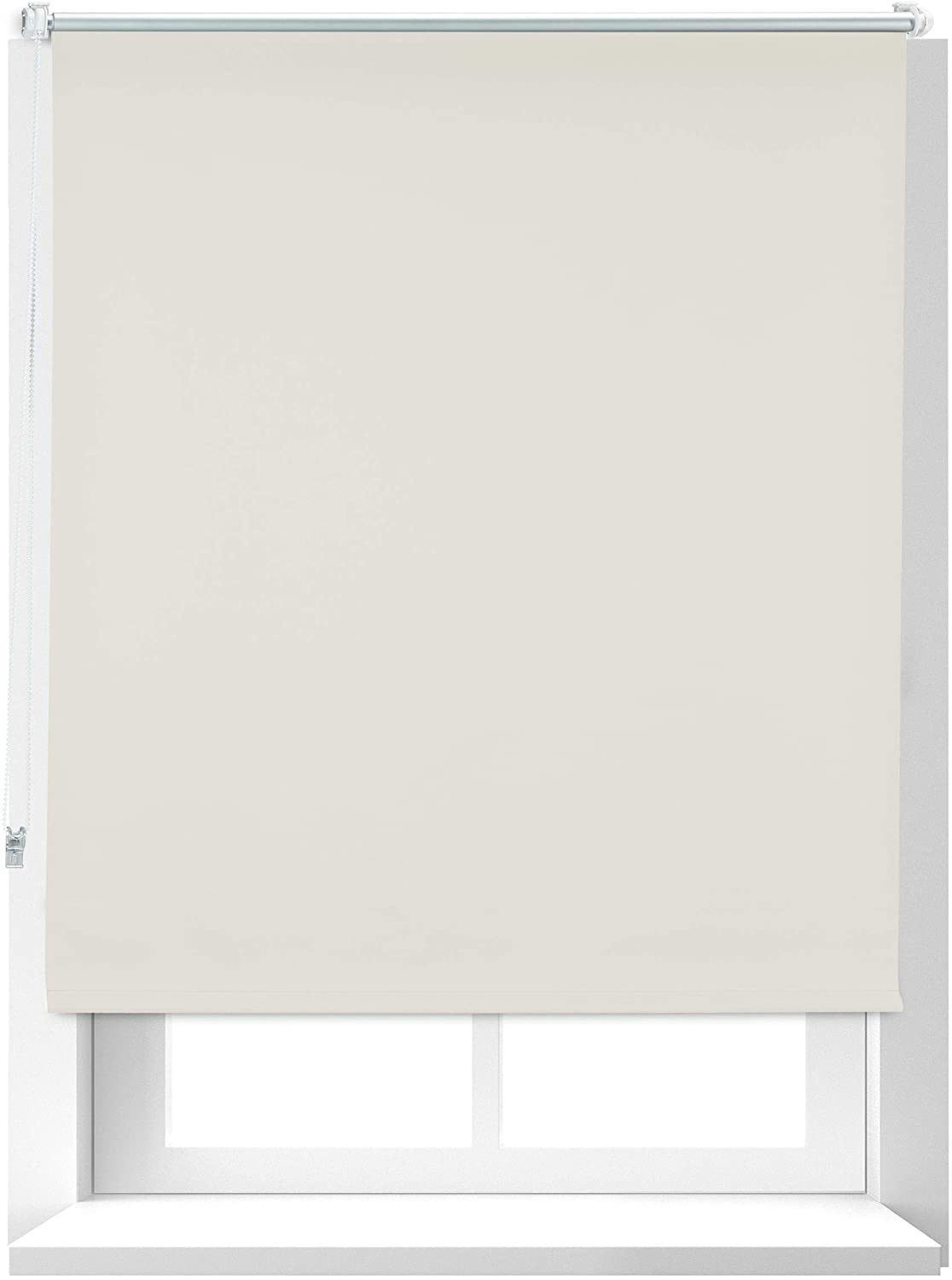 Relaxdays 1 X Thermal Roller Blind, Blackout Roller Blind With Klemmfix Hol