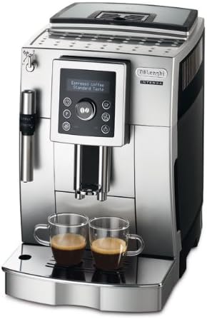 Delonghi ECAM 23.420. SW Espresso Coffee Maker Machine 1.8L Black Silver \'Espresso Machine, Black, Silver, 220 – 240 V, 238 x 430 x 338 mm Coffee/Espresso)