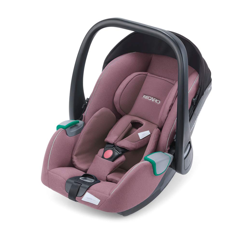 RECARO Kids, Avan, i-Size 40-83 cm, Baby Seat 0-13 kg, Compatible with Avan/Kio Base (i-Size), Use with Pram, Easy Installation, High Safety, Prime Pale Rose