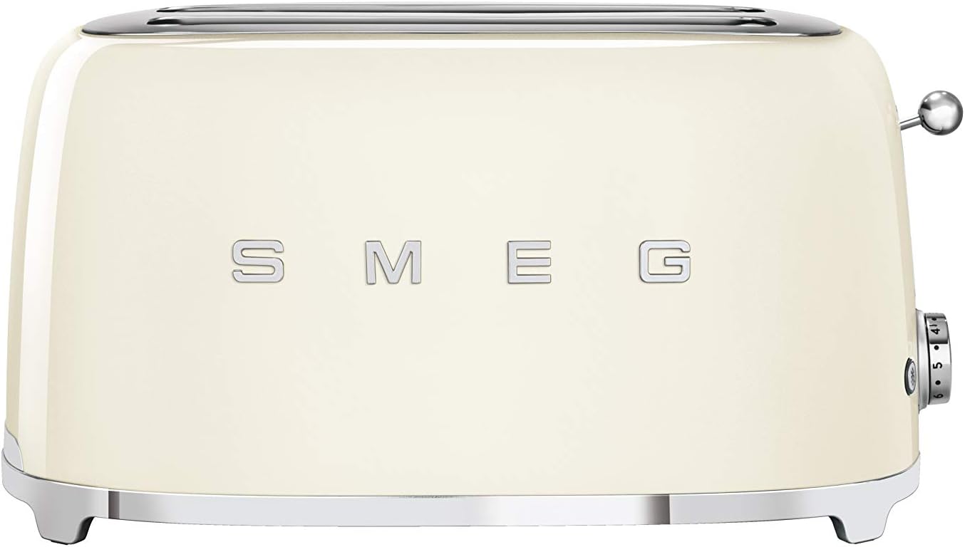 Smeg Toaster TSF02CREU 1500 W Stainless Steel 2 Compartments Cream