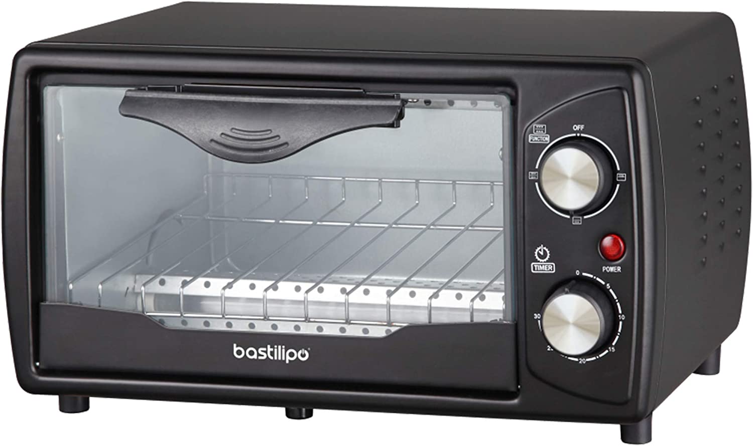 Bastilipo Turin Toaster and Mini Oven 9 Litres Black