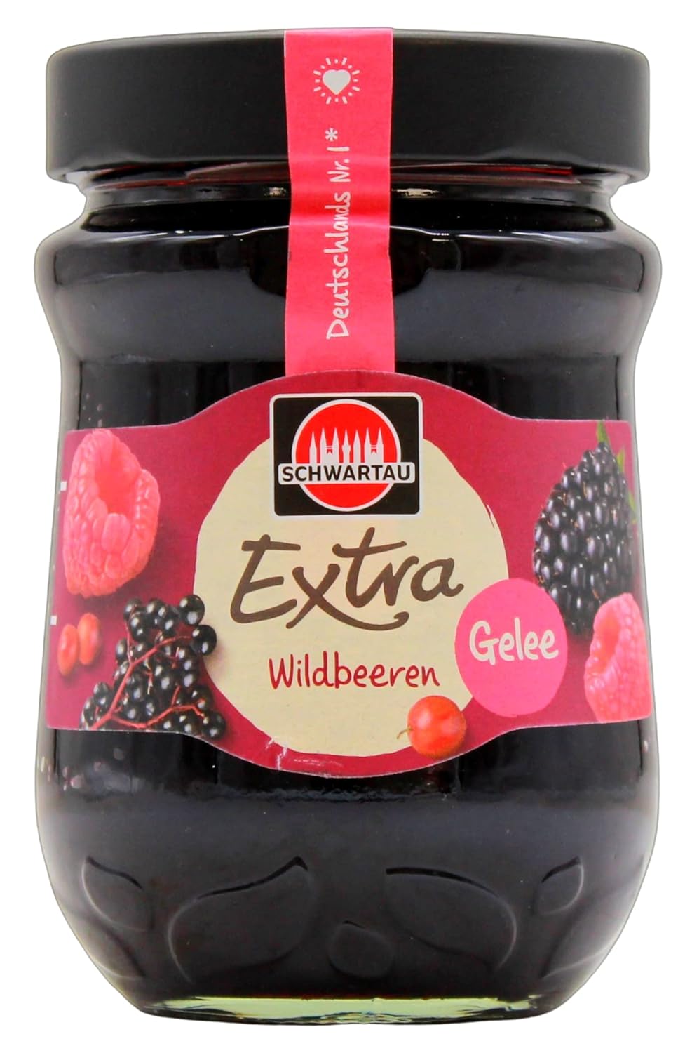 Schwartau Extra Wild Berries Jelly Pack of 8 (8 x 340 g)