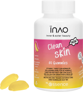 essence cosmetics INAO Clean Skin gummies by essence 60 pcs, 180 g