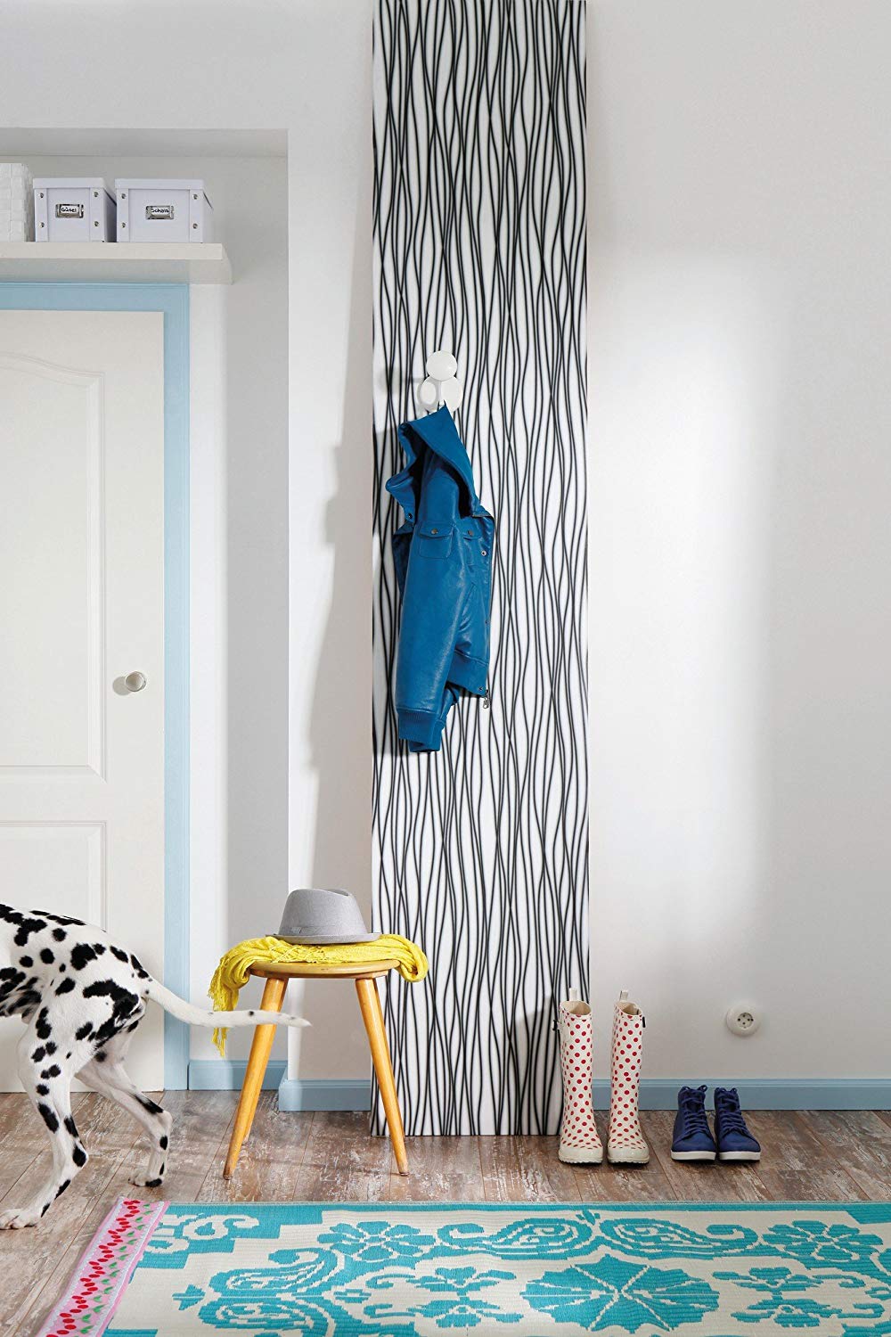 'Komar Non-Woven Photo Wallpaper Zebra Design Single Strips 50 x 270 cm