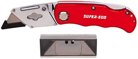 Super Ego SEH024400 Cutter Knife & 10 Blades