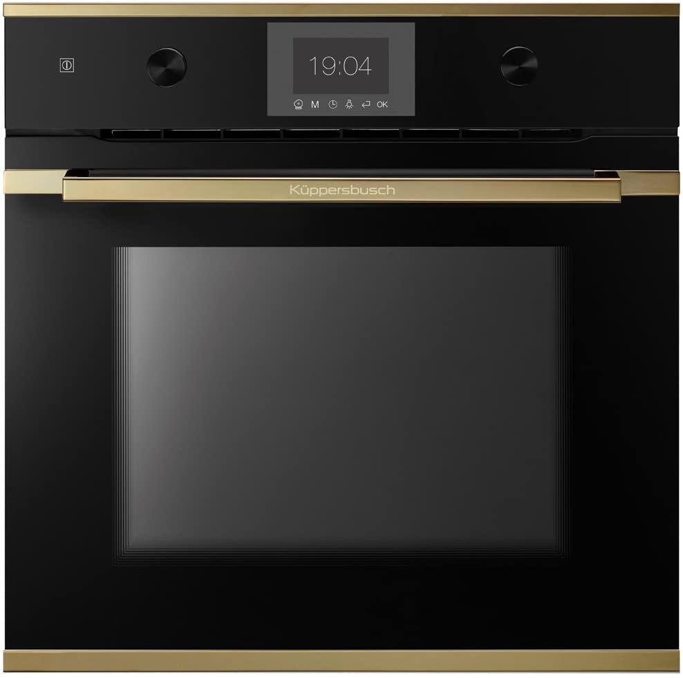 Küppersbusch b6350.0s4 Built-in Oven/Glass/Metal Black Designer Kit Enclosed Gold
