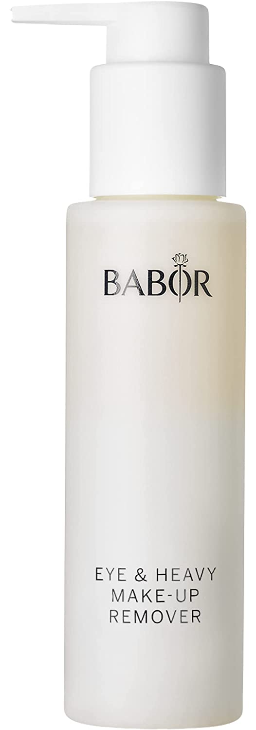 loreal professionnel BABOR Eye & Heavy Make Up Remover for Any Skin, Nourishing Makeup Remover, Also for Waterproof Eyes, Lip Makeup and Foundation, Vegan Formula, 1 x 100 ml