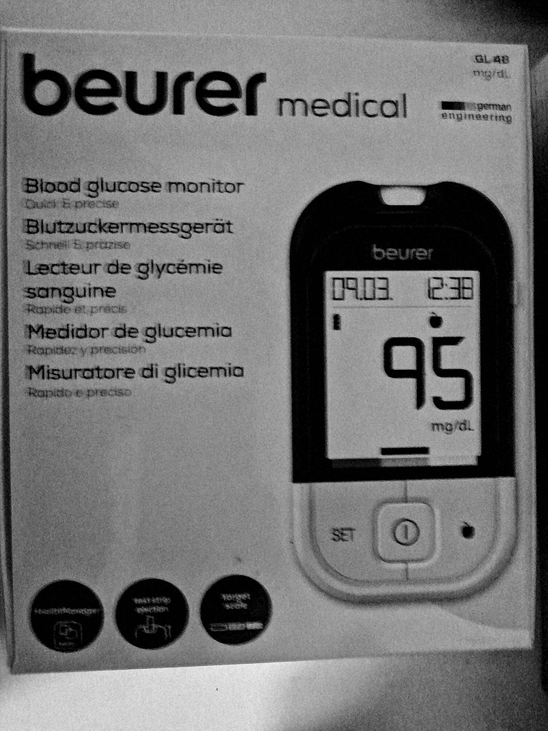 Beurer Blood Glucose Monitor GL 48