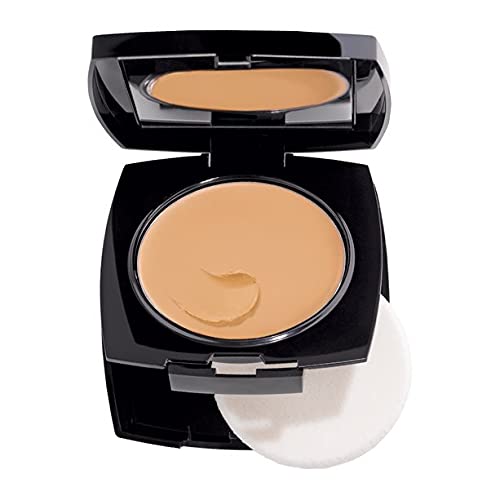 AVON True Color Mattierende Creme zu Puder Foundation Compact LSF12. Mittelbeige