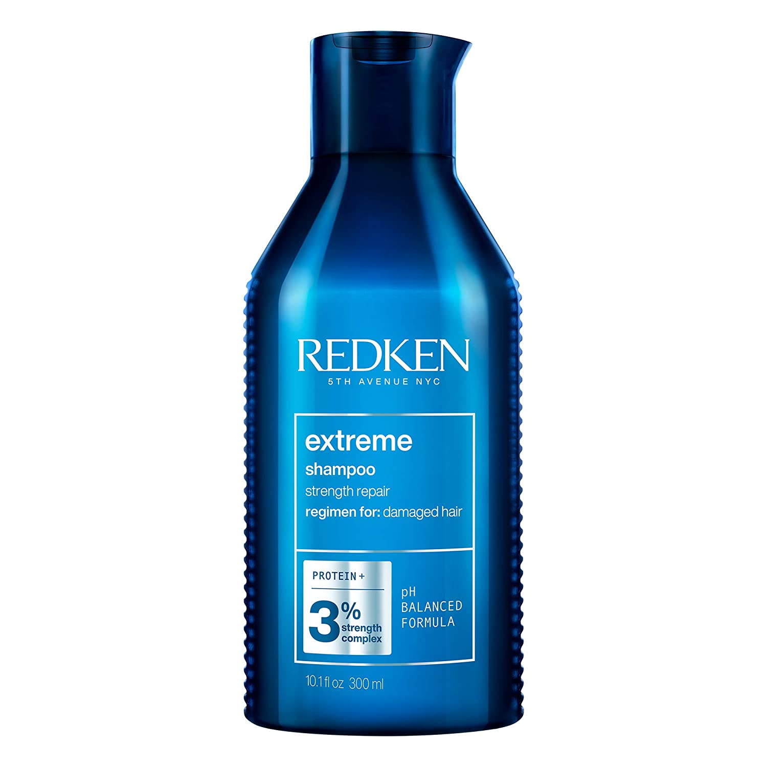 Redken Extreme Shampoo, Nourishing Shampoo for Damaged Hair, Deep Cleansing Shampoo with Ceramides, Cleans Gently & Strengthens Tips, Anti-Hair Breakage Shampoo for Damaged Hair & Tips, color ‎no