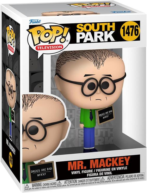 Funko POP! TV: South Park - Mr. Mackey with Shield - Vinyl Collectible Figure - Official Merchandise - Toys for Children & Adults - Cartoon Fans and Display