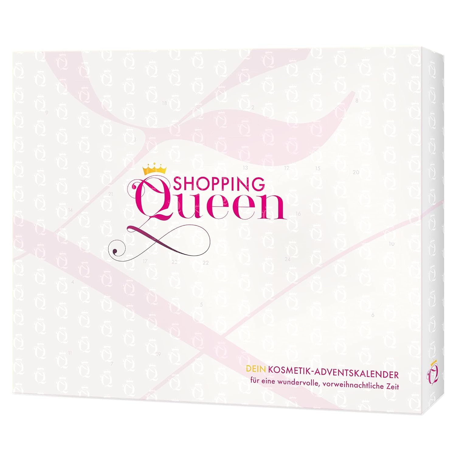 One Solution Shopping Queen Weiss Cosmetic Advent Calendar, 24 Beauty and Makeup Surprises, Highlights for Eyes, Lips and Face, Great Gift Idea for Girls And Women