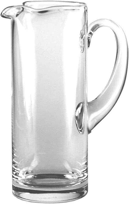 Stölzle Lausitz Water Jug Glass Mouth-Blown / Sturdy Glass Jug 1.25 Litres / High-Quality Glass Jug and Carafe Glass Suitable as Water Carafe, Carafe for Lemonade, Juice Jug