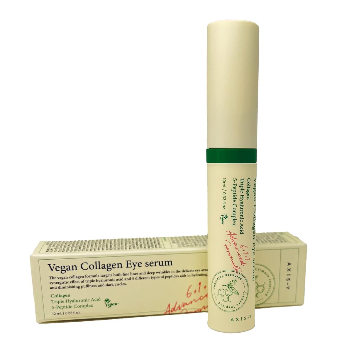 A X I S - Y - Vegan Collagen Eye Serum with Collagen, Triple Hyaluronic Acid and 5 Peptide Complex